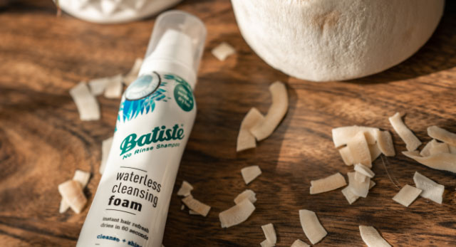 Waterless Cleansing Foam Dry Shampoo With Coconut Milk