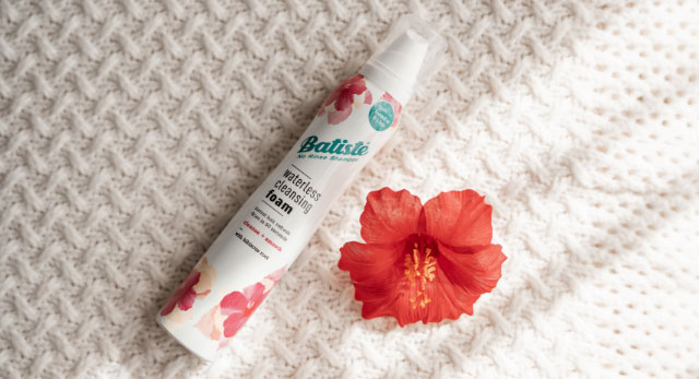 Waterless Cleansing Foam Dry Shampoo With Hibiscus Roots